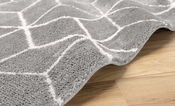 Grey Geometric Rug